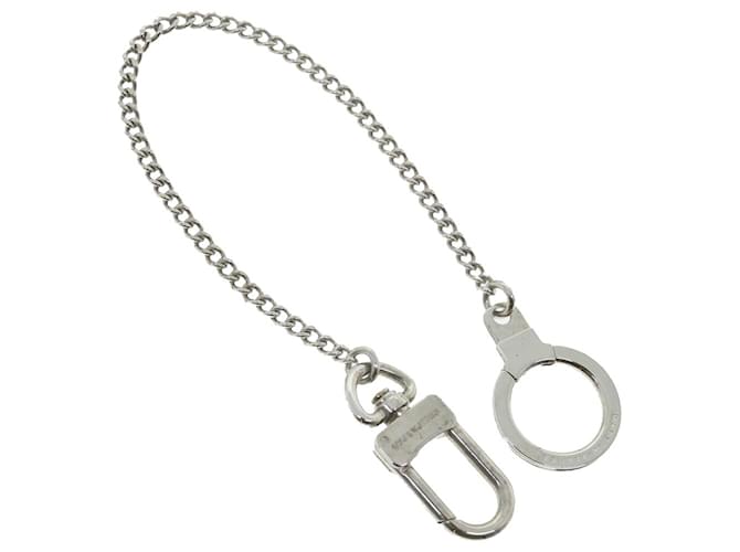LOUIS VUITTON Chenne Anokre Key Holder metal Silver M65076 LV Auth