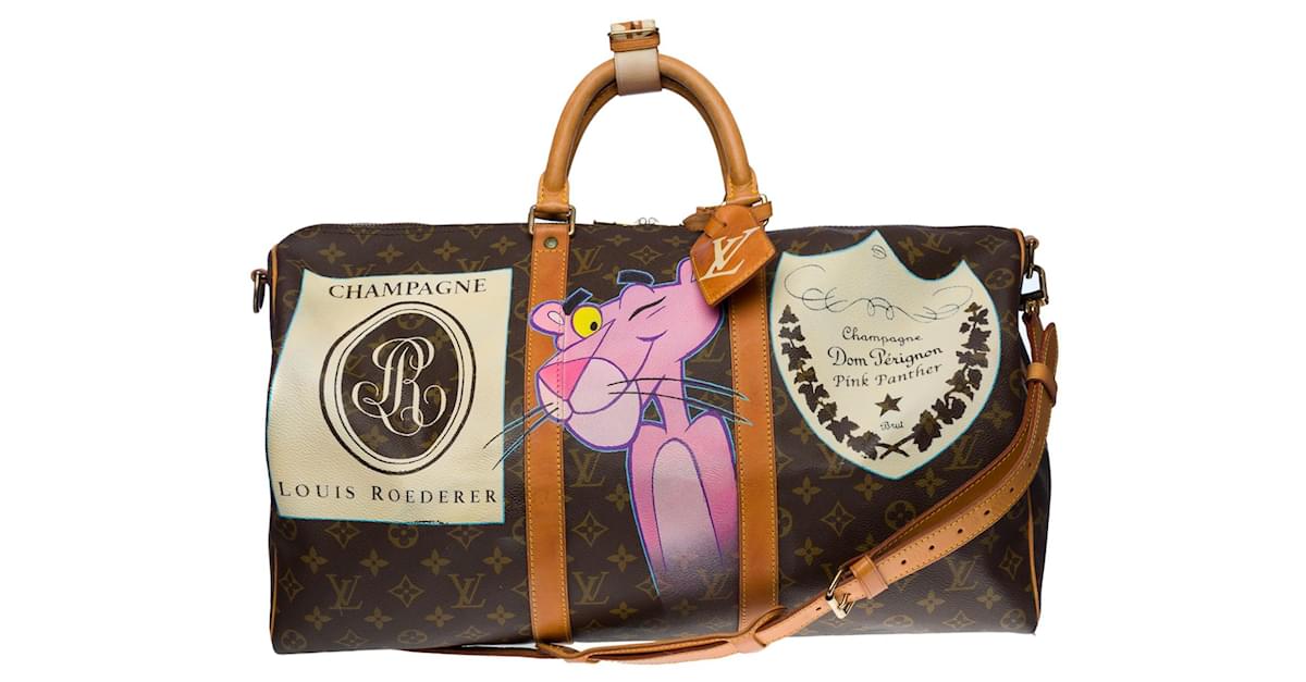 Brand New / Louis Vuitton Alizé Travel bag strap in brown canvas