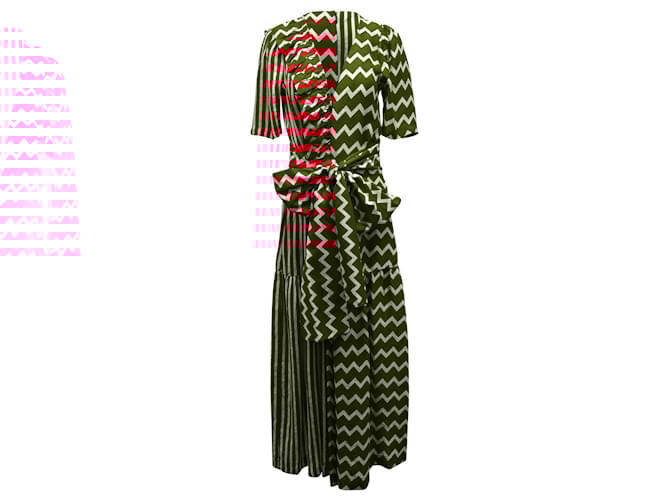 Stella Mc Cartney Stella McCartney Printed Maxi Dress in Red