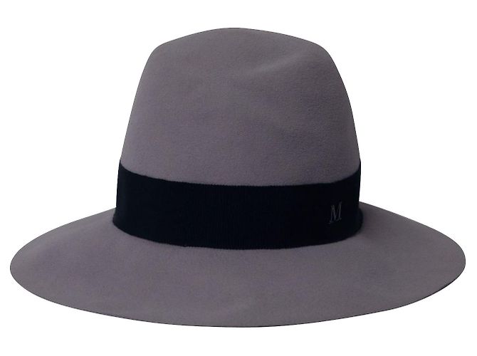 Maison Michel Structured Grey Wool Felt Hat - NWT luxury-women-maison-michel-  main image 3