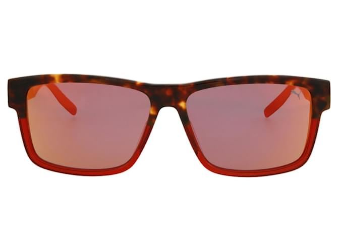 SQUARE FRAME SUNGLASSES 573309 IN ACETATE EMBOSSED LOGO
