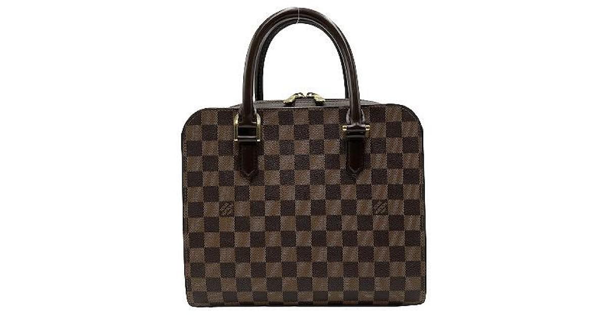 Louis Vuitton Triana Womens handbag N51155 damier ebene Cloth ref