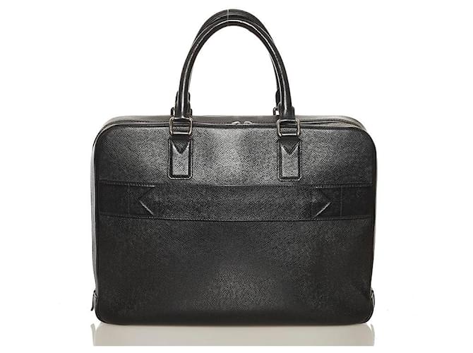 Louis Vuitton Neo Igor タイガ ブリーフケース Louis Vuitton Taiga Neo Igor Briefcase M32782 Black Leather