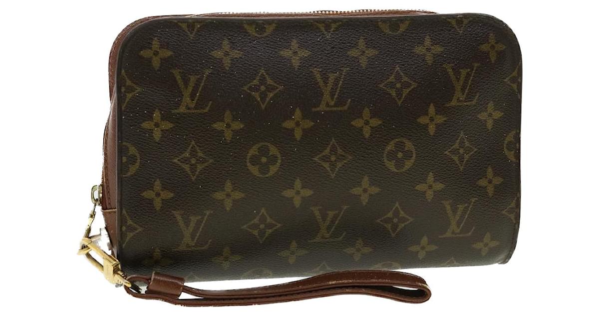 Auth LOUIS VUITTON Orsay M51790 Monogram AR0978 Mens Clutch Bag