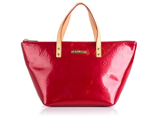 Louis Vuitton Red Vernis Bellevue PM Cuir Cuir vernis Rouge ref.736553