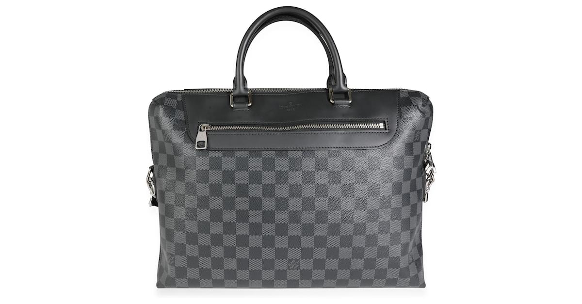 Louis Vuitton, Bags, Louis Vuitton Portedocuments Business Bag Nm Damier  Graphite Mm Black