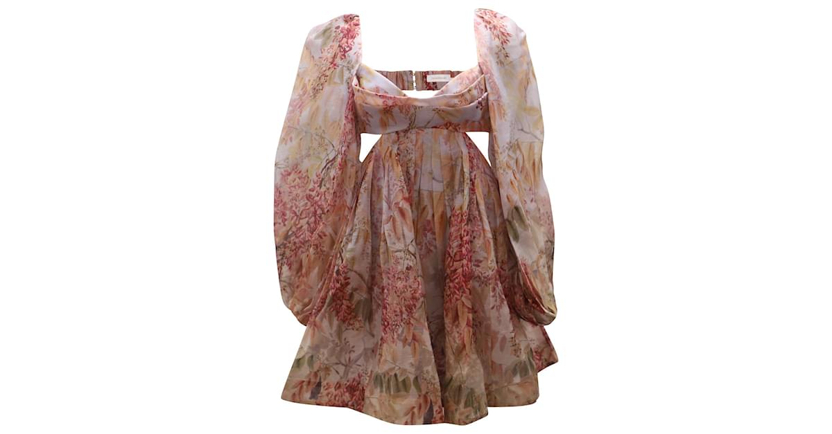 THE FRONT • Zimmermann 'Botanica Bralette Mini Dress' spotted on