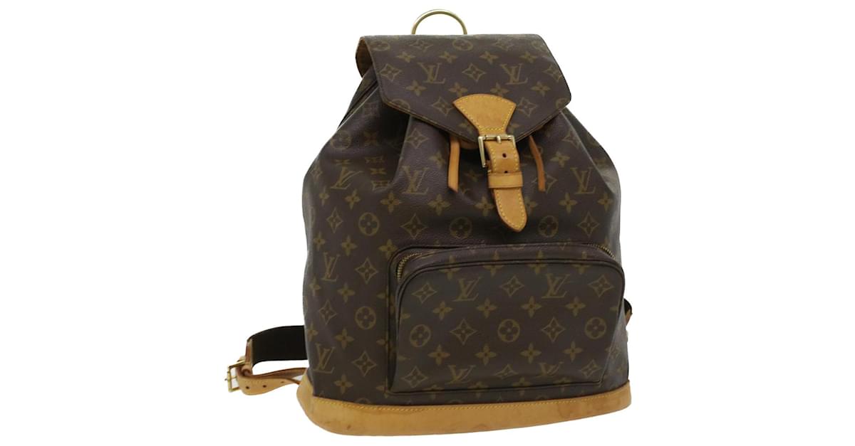 LOUIS VUITTON Monogram Montsouris PM Backpack M51137 LV Auth ai309