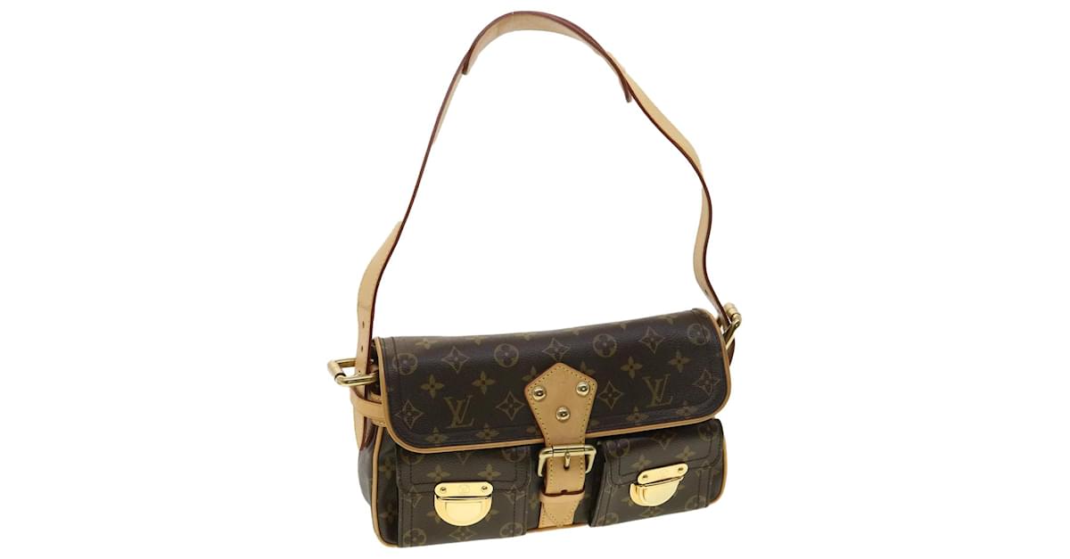 Authentic Louis Vuitton M40027 Monogram Hudson PM Shoulder Bag LV F/S