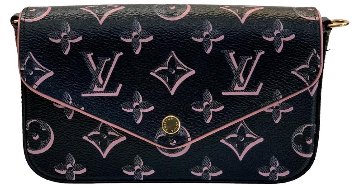 Louis Vuitton Handbags Pink Blue Leather ref.746534 - Joli Closet