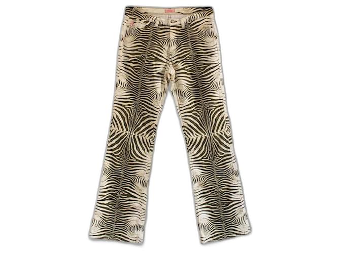 00s roberto cavalli coating pants y2k - メルカリ