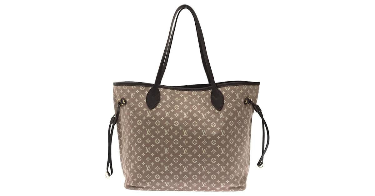 Louis Vuitton Neverfull MM Black Mini Lin Tote Shopper bag Louis