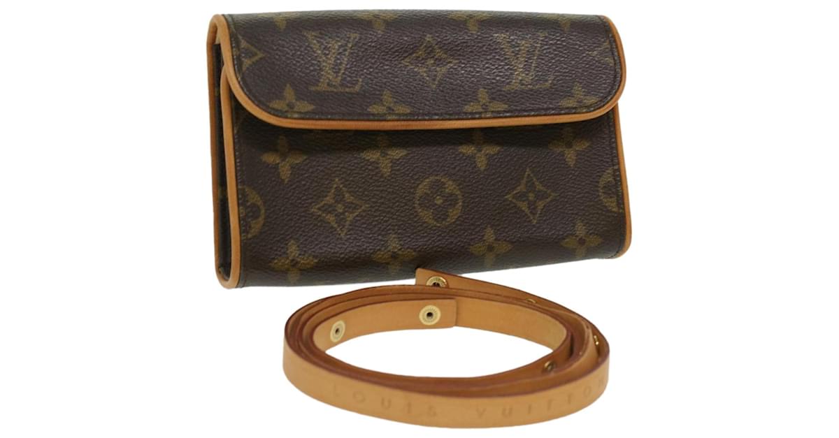 LOUIS VUITTON Monogram Canvas Florentine Small Pochette Belt Bag M51855