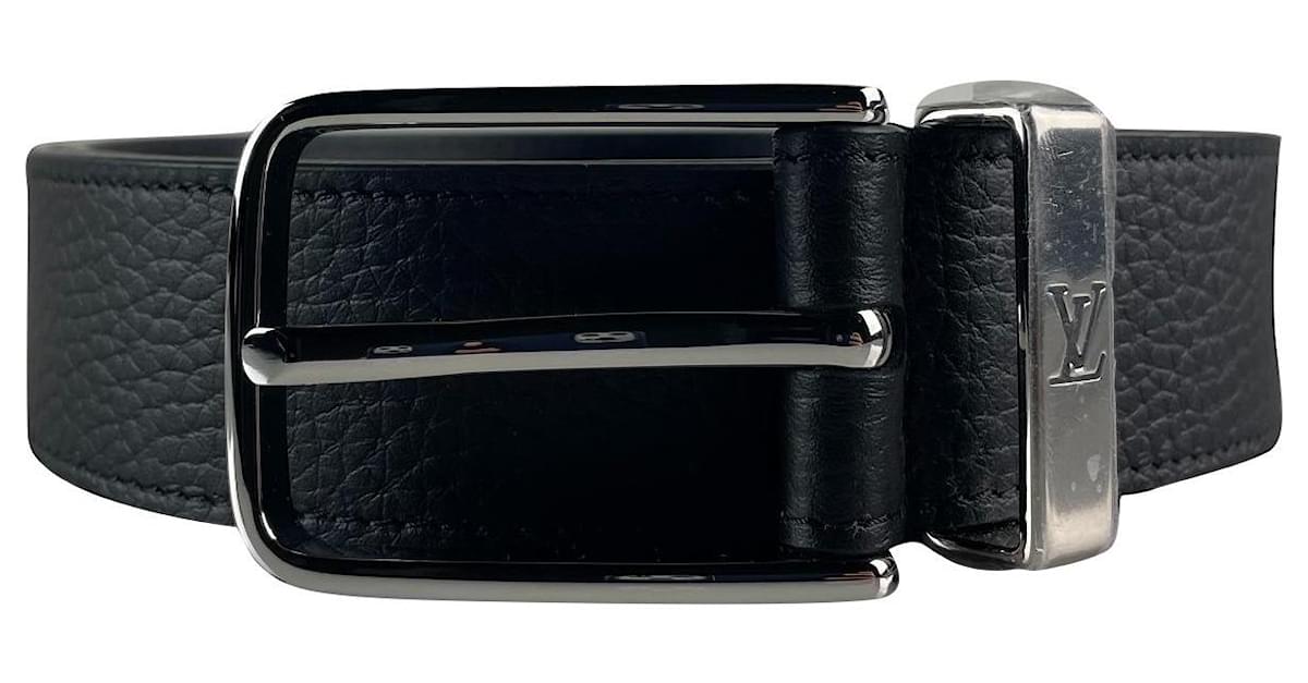 Louis Vuitton Pont Neuf Belt 35 MM Black Leather ref.749633 - Joli