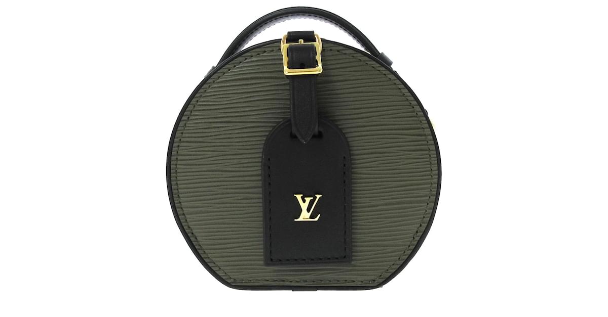 Louis Vuitton Mini boîte chapeau Green Leather ref.750058 - Joli Closet