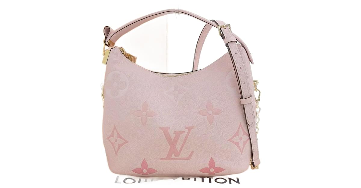 Louis Vuitton Bagatelle Bag V2. Color: beige, pink, yellow. 