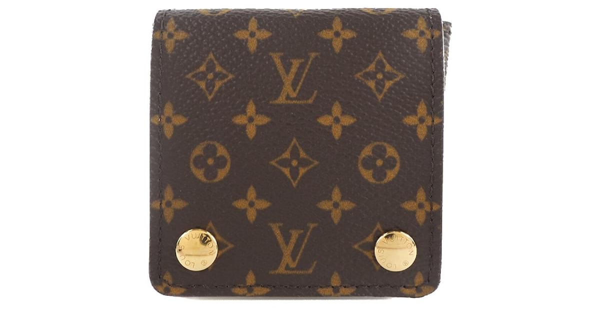 Louis Vuitton Astuccio Marrone scuro Tela ref.469344 - Joli Closet