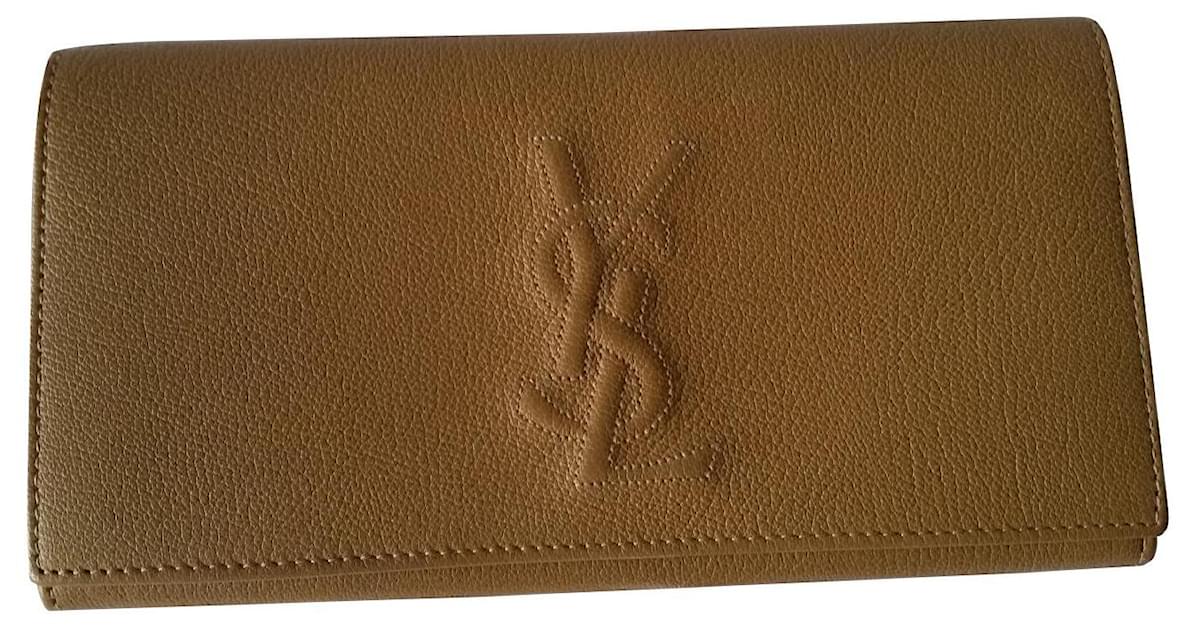 Saint Laurent Hammered Leather Wallet