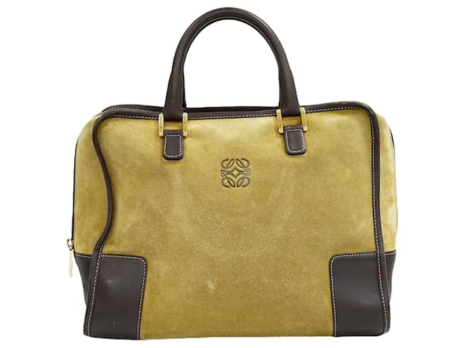 LOEWE AMAZONA Brown Suede ref.752737 Joli Closet