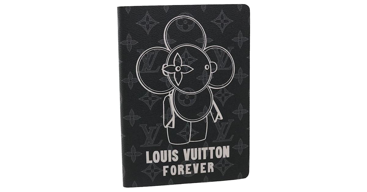 LOUIS VUITTON Monogram Eclipse notebook Vivienne Planner Black