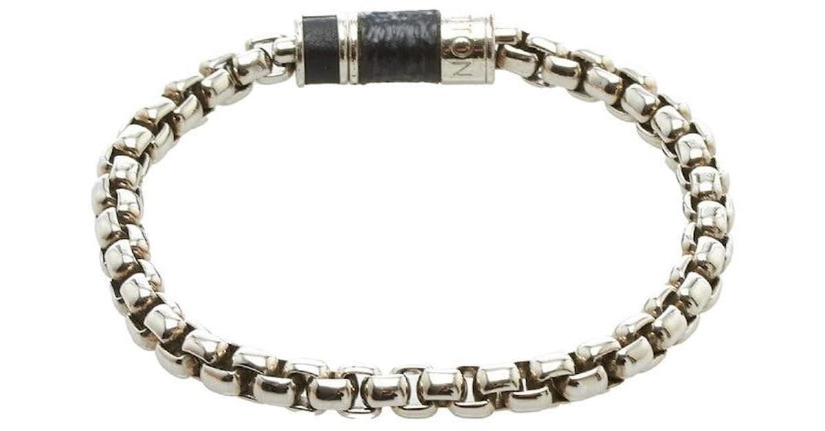 Louis Vuitton Monogram Eclipse Metal Bracelet