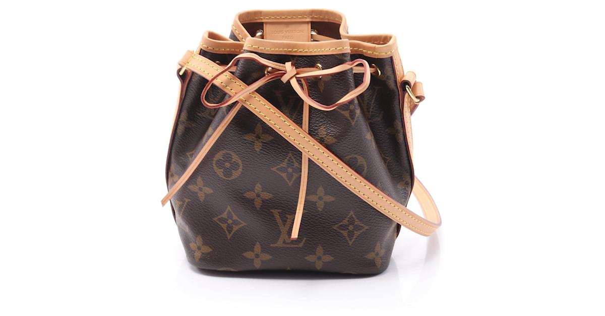 Louis Vuitton Nano Noe Monogram Shoulder Bag Brown ref.753593 - Joli Closet