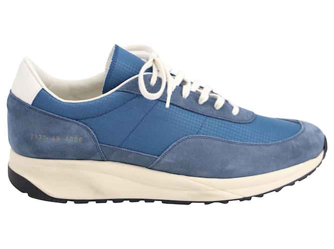 Autre Marque Common Projects Track 80 Sneakers in Blue Suede