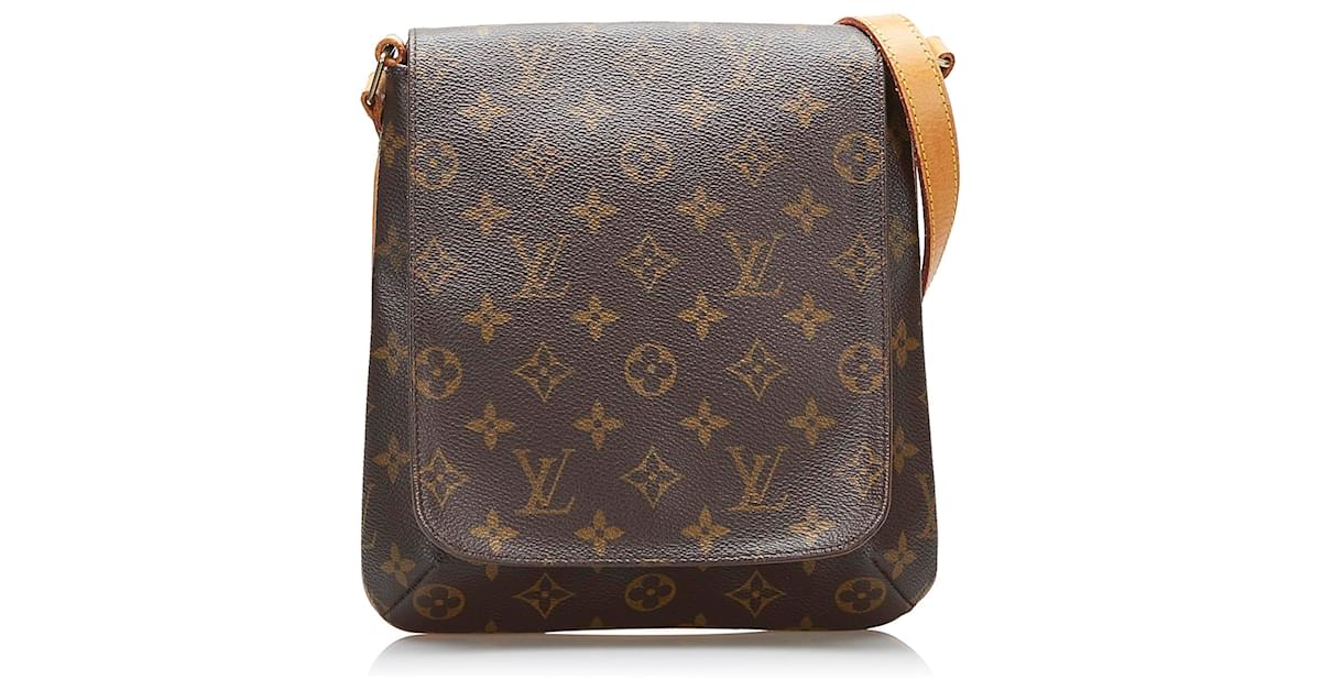 Louis Vuitton Musette Salsa Short Strap Brown Cloth ref.833730