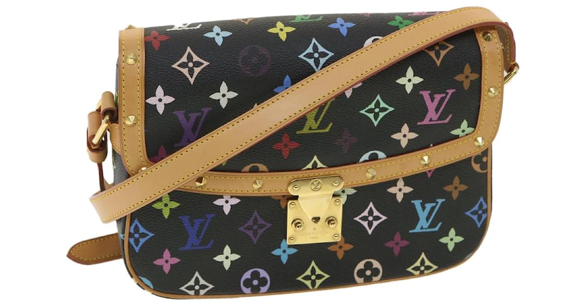 Louis Vuitton Shoulder Bag Monogram Multicolor Sologne M92639 Free
