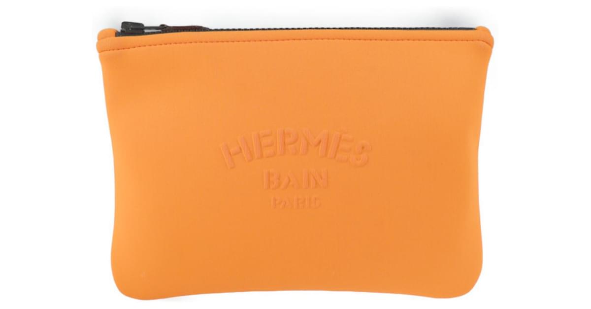 Hermès Neobain Orange Polyamide ref.761545 - Joli Closet