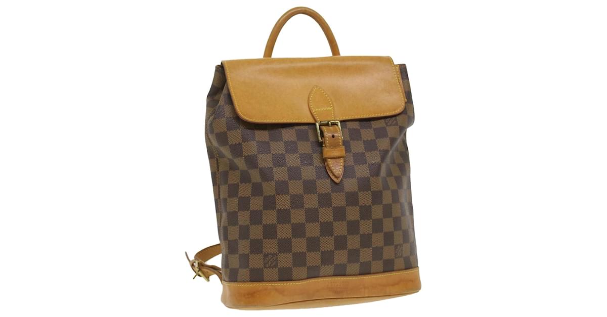 LOUIS VUITTON Backpack Daypack N99038 Arlucan Damier canvas Brown Wome –