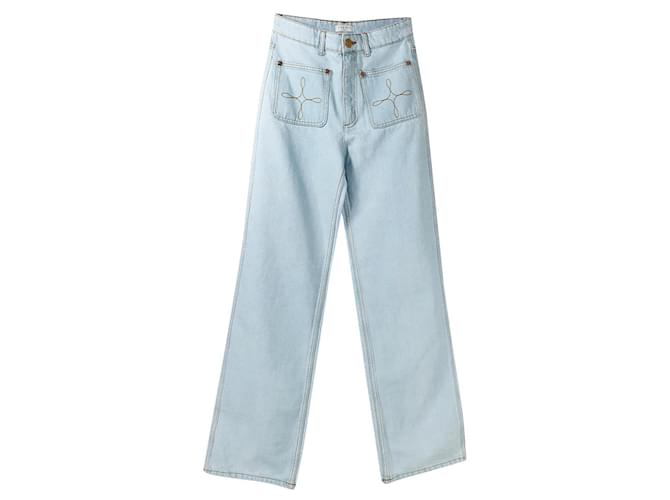 Sandro Jeans Blue Cotton ref.762524 - Joli Closet