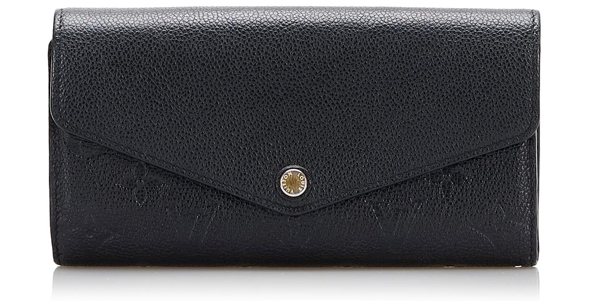 Louis Vuitton Sarah Wallet Black Monogram Empreinte