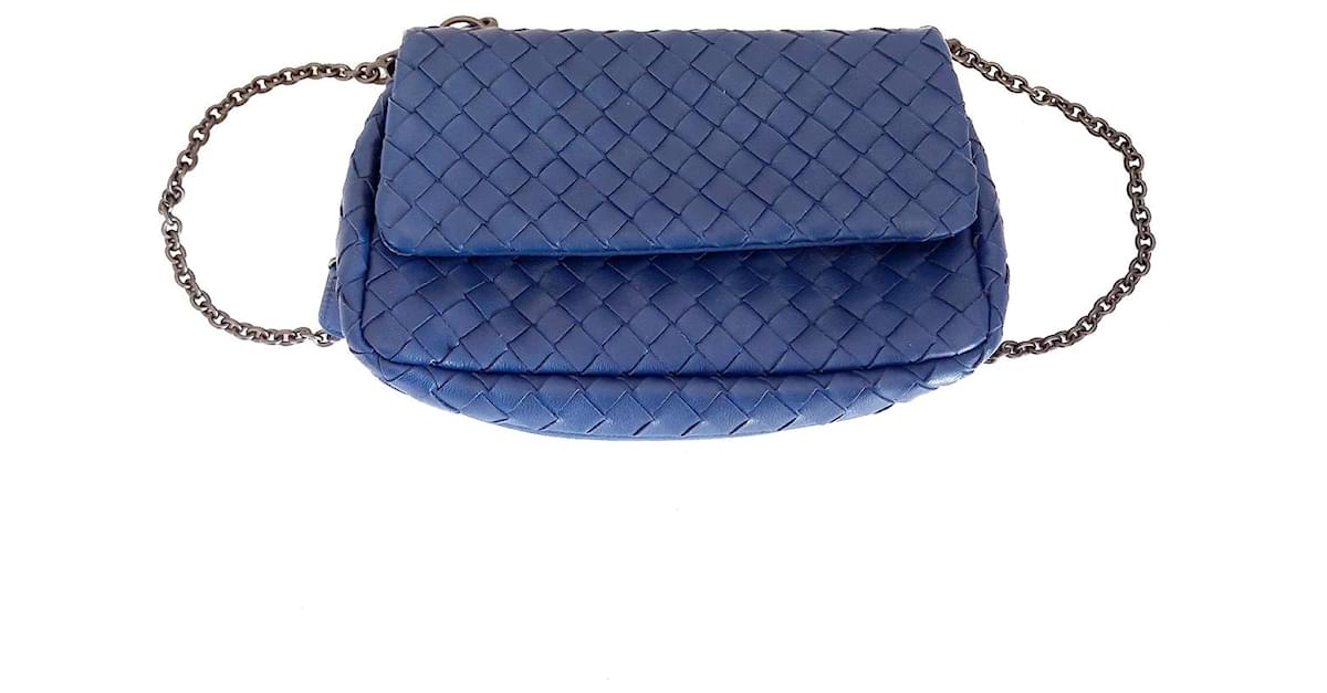 Bottega Veneta Blue Leather ref.763138 - Joli Closet