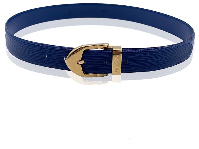 Ceinture Vintage En Cuir Et Métal Doré - Style Chaîne Réglable Jusqu'à 100 Cm