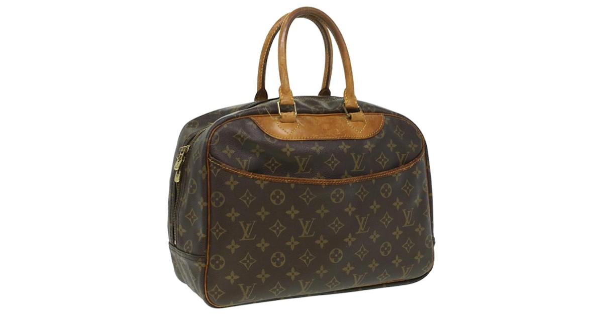 LOUIS VUITTON Monogram Deauville Hand Bag M47270 LV Auth jk2202