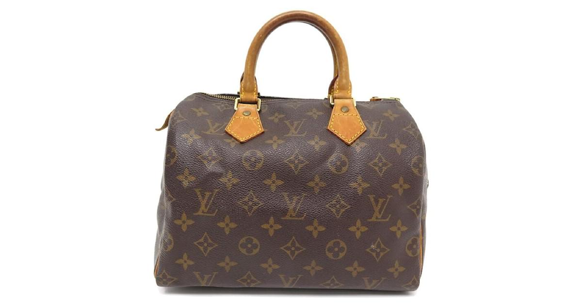 LOUIS VUITTON Damier Azur Speedy Bandouliere 25 Hand Bag N41374 LV Auth  32436