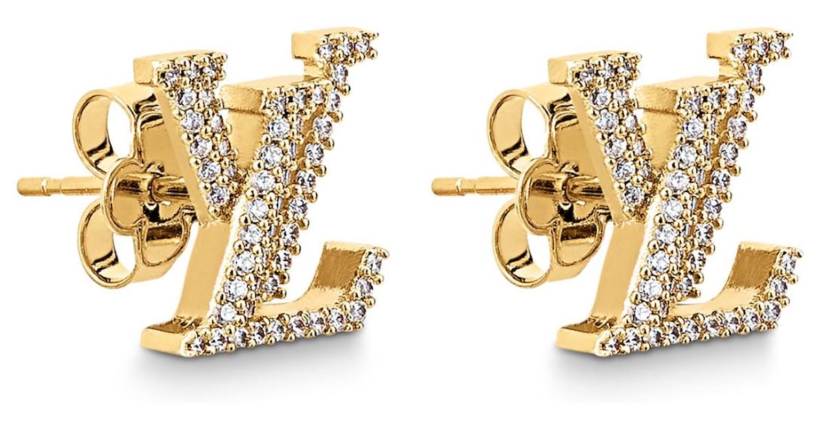 Pre-owned Louis Vuitton Lv Iconic Silver Earrings