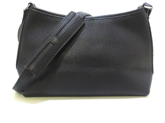 Hermès Berlingo Black Leather ref.768441 - Joli Closet