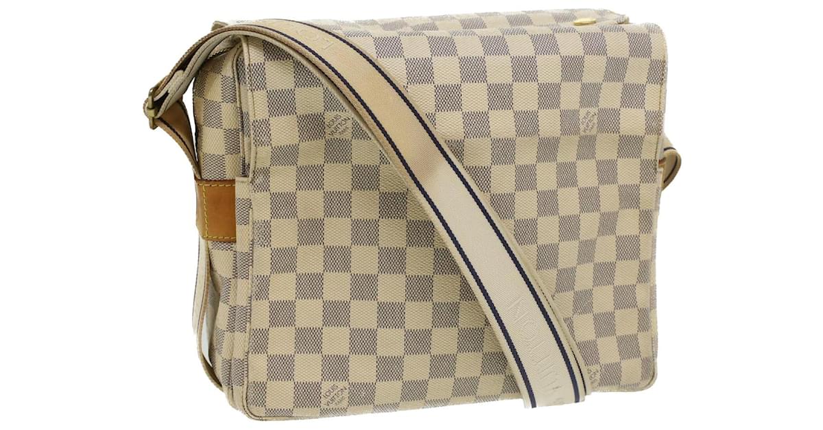 LOUIS VUITTON Damier Azur Naviglio Shoulder Bag N51189 LV Auth 34213  ref.769129 - Joli Closet