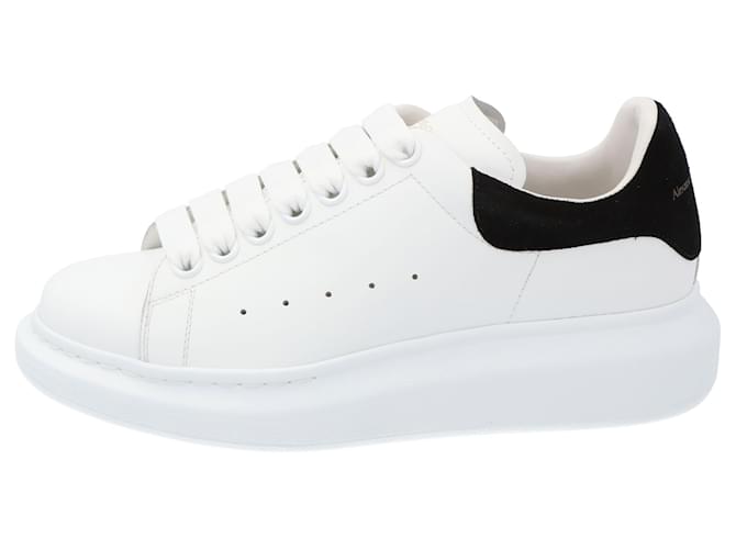 Alexander Mcqueen Larry Sneaker White Leather Pony-style