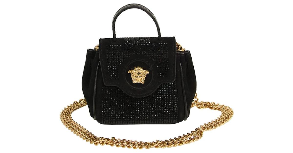 Versace Handbags Black Leather ref.775650 - Joli Closet