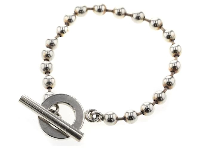 Gucci Boule Chain Bracelet Silvery Silver Metal ref.775882