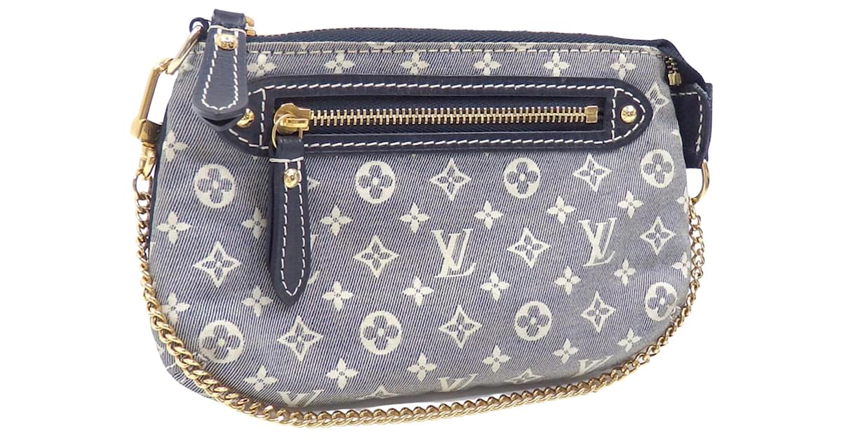 Louis Vuitton Mini Pochette Accessoires Grey Cloth ref.817127 - Joli Closet