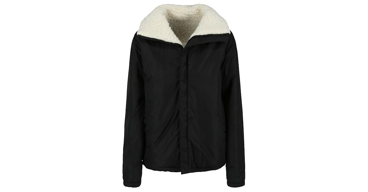 Bottega Veneta Black & White Nylon Jacket Bottega Veneta