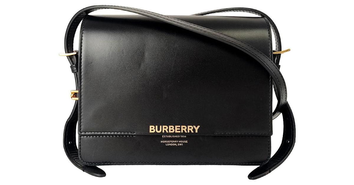 Burberry Grace Black Shoulder Bag at FORZIERI