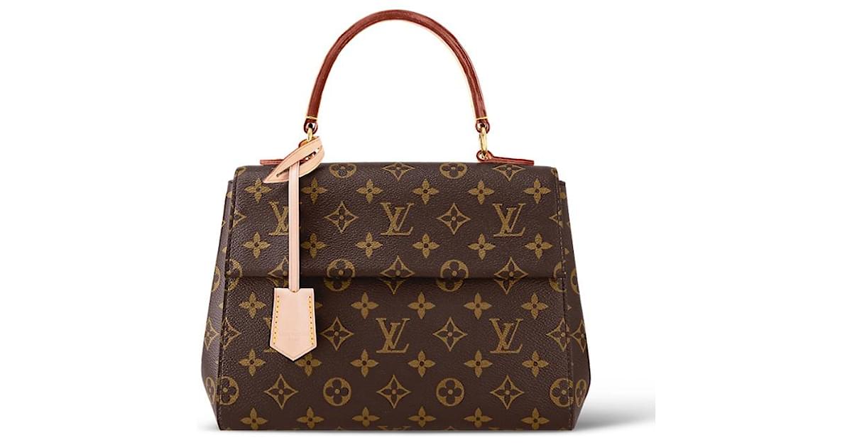 Louis Vuitton LV Cluny BB bag mew Brown Cloth ref.783599 - Joli Closet
