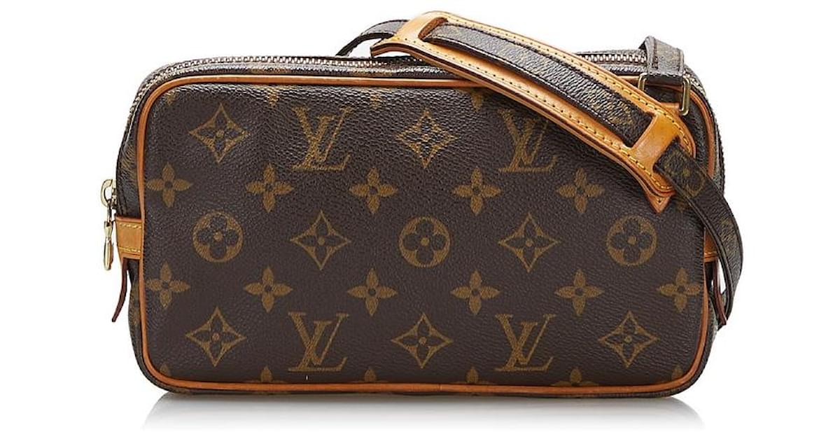 Louis Vuitton Monogram Pochette Marly Bandouliere Brown ref.765976 - Joli  Closet