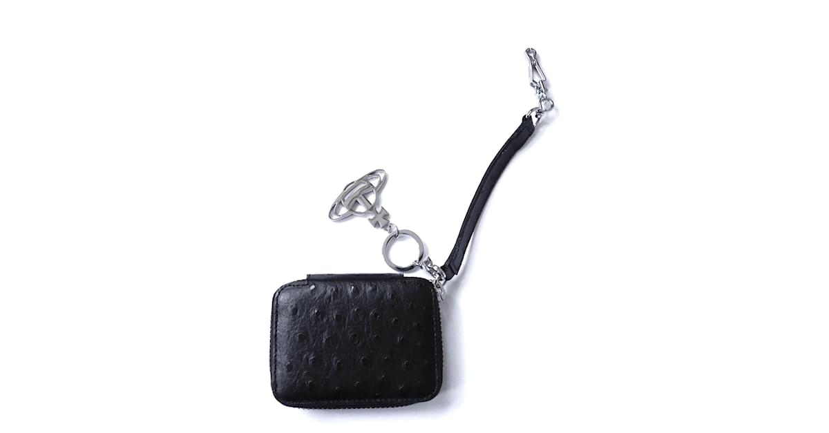 Vivienne Westwood Anglomania Orb Keyring Coin Purse Black