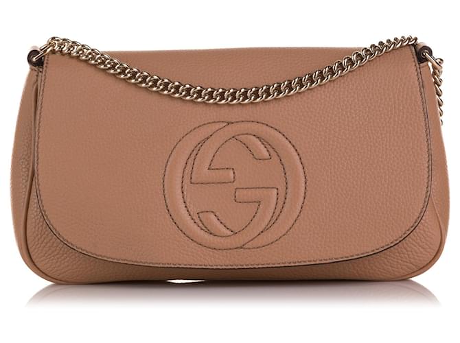 ショルダーバッグ・ポシェット GUCCI  Crossbody Bags Women Fabric Beige/Brown Gucci Brown GG Supreme Crossbody Bag Beige Cloth Cloth ref